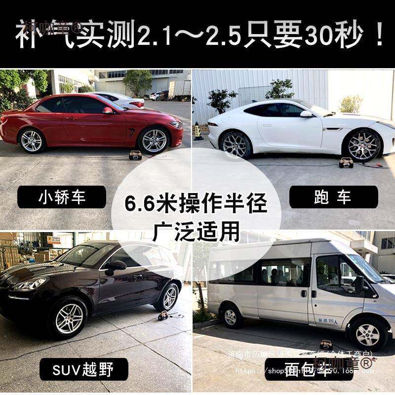 雷傲车双载柯咖童充气太泵V缸大功率汽车打气泵轮胎12电动高压打