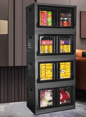 透明塑料收33L黑色纳纳箱加厚衣置物柜整服箱理收纳盒储物抽屉式