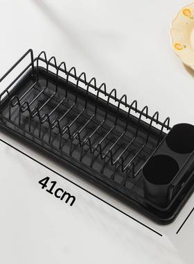 碗置碗碟沥水厨房收纳架洗碗餐具带可拆卸挂钩水槽洗槽单jhc-FA41