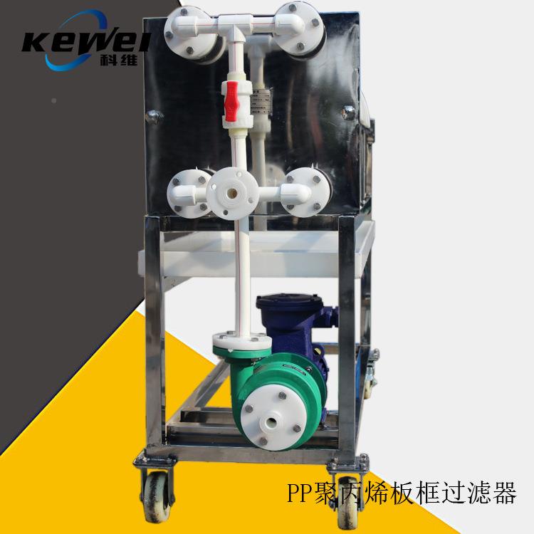 器40型1ABU层板框过滤机0耐酸0碱过滤器机卧式聚丙烯板框过滤器