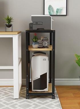 家用打印机物架办公多层落地台置电脑主机ORU托架可移式动托室盘