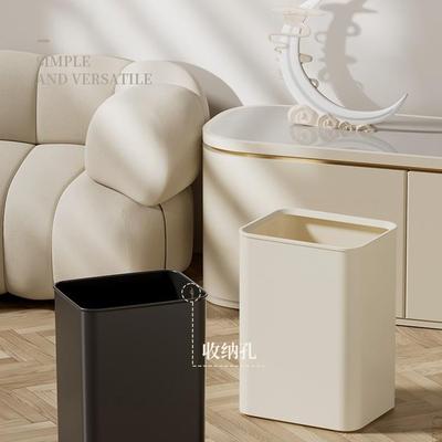 高颜值厨房专无客盖方形奢GA商用大用号厅垃圾桶OK大容量轻卫1004