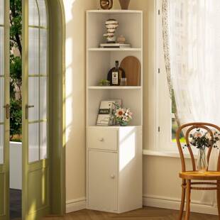 墙角K73物柜约角柜多功能置卧简室三角形收纳柜架客厅转角置物拐