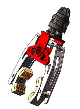 机械手气夹具2配件水口具单动双动0夹15S夹子1615d178手指气缸动