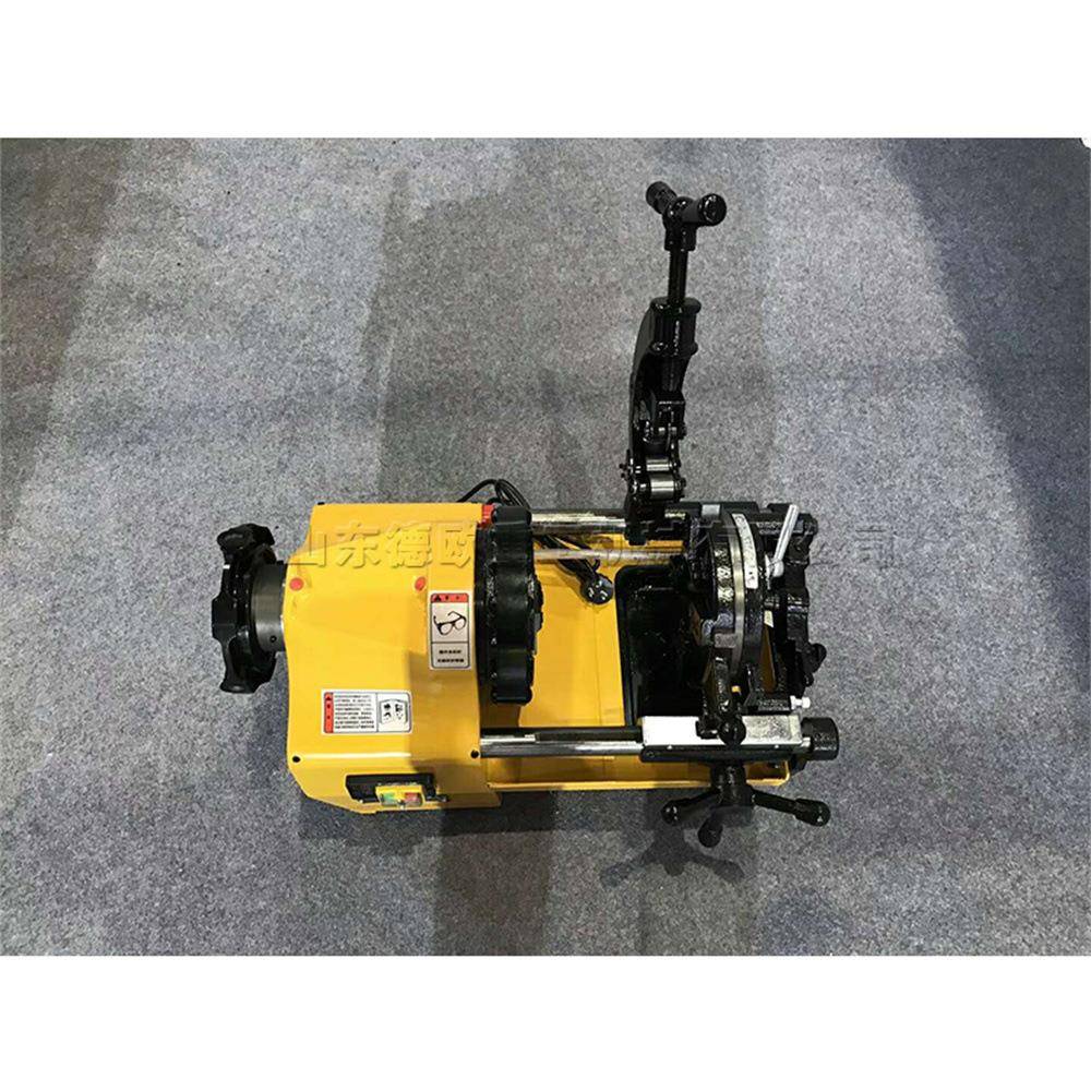 小电钢管套机949丝建筑管道动内孔倒角机型圆锥管螺纹仿形设备