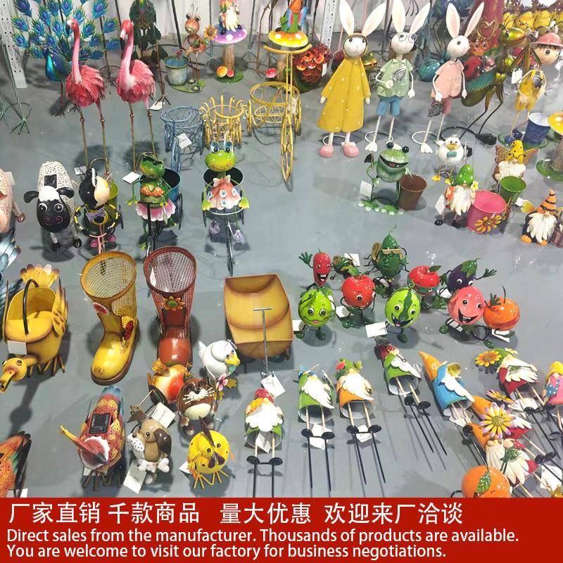 24B0906铁艺挂饰装户外小鸟屋鸟窝庭院子摆品件复艺古园艺工品饰