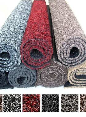 可裁剪Ppvc拉丝VC垫丝圈地汽车脚用通毯地垫卷材货车皮卡车垫防滑