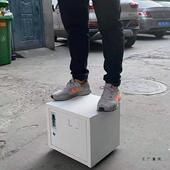 小型单门带柜锁不锈钢小皮子桌面文密件柜铁矮柜资料收纳柜985码