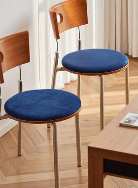 中古餐椅家用实木靠椅网复红椅小背户YKC型餐桌椅不锈钢设计古师