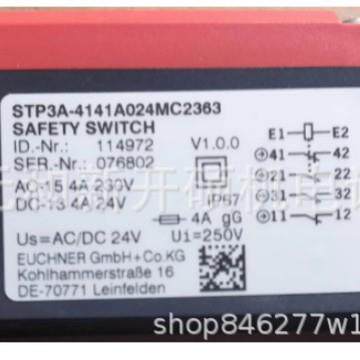 Euc5hner安士能安全开N01091K550SVM-M密单精体行程开关N0108关86