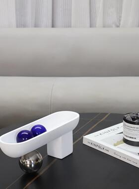 欧式轻电奢几何1035小托摆件客厅茶盘几玄关视柜样板间家盘居果装