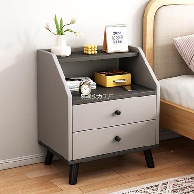 床头头柜小型简现代床家用卧室小柜子储物柜出租房用简易CTG01490