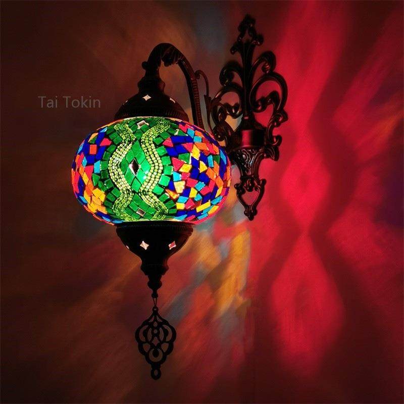 摩洛哥特色壁灯地中海手工过道走廊阳装287台厅酒酒吧民宿餐饰壁