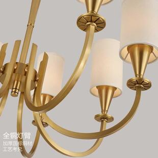 全铜吊灯269美简书约现代创意客式厅灯卧室灯大气乡村厅灯餐别墅