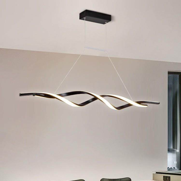 餐厅吊灯简现代极简饭约厅餐桌20灯25创新款意设计长条网93210红