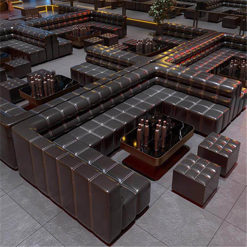 ktv发私人影院酒吧夜总会包沙厢港式轻奢清几无品牌/吧歌舞茶沙发