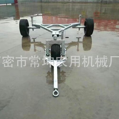 镀锌造雪机雾炮平板拖车非标定制