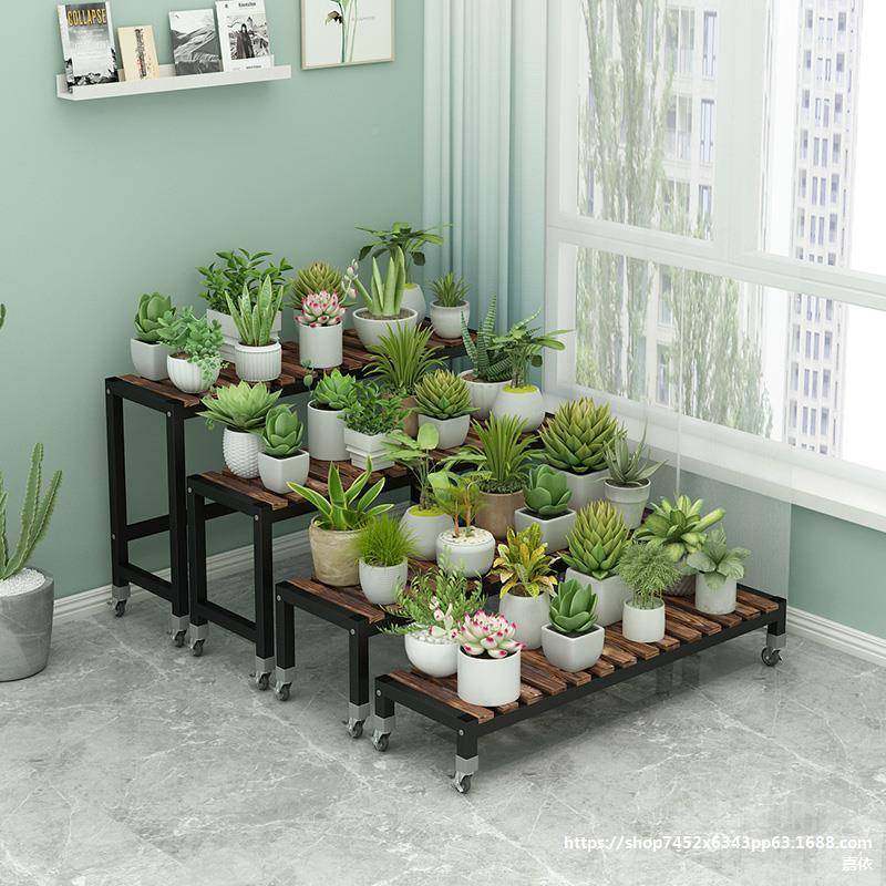 带轮可移动花架置物架阳花台家阶梯式531铁艺实木多用肉盆户架外,基础建材,脚轮/万向轮,淘宝优惠券,粉丝福利购,淘宝优惠卷