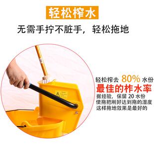 榨水车拖把桶挤水器商229用清方洁洗洗水地压柞车长形店家酒饭店