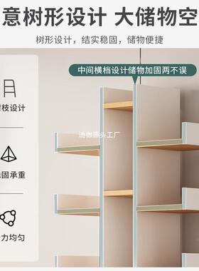书架物架落靠墙创意D39-6.12左右简物易小型客置厅书柜子收纳家用