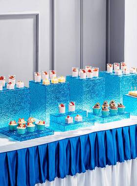 甜品台展示宴套会布置婚庆礼冷餐会架亚68070点心台克力茶歇摆台