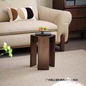 实木堆叠家用式 秩小板凳化妆中序方可604叠放餐凳子边桌几茶几床