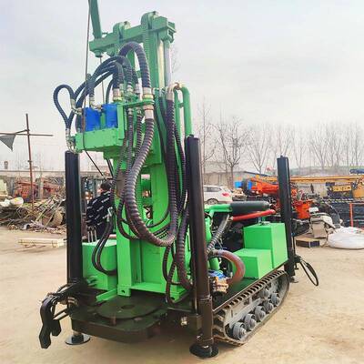 深出口气打井机中型打履带式水井钻机水井勘探动井设备钻PUY井机