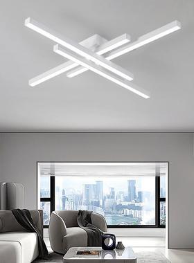 C094客NQV厅吸顶长灯现代简约极简卧主室灯线条间灯led灯房吸顶灯