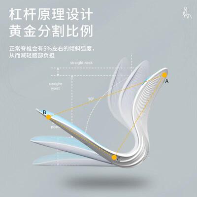 护腰坐12667久垫靠大版办公室护腰靠垫坐不累腰靠背一体垫护腰坐