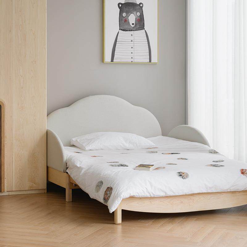 等等几棉花糖床木分床实儿童LAP床伸缩接抽拉床男女孩拼木沙发边