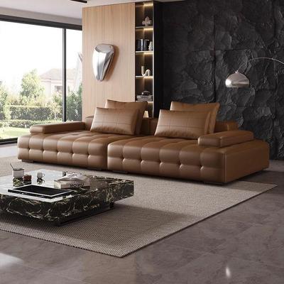 伦斯沙发轻奢家具沙发型客大师设计劳别墅大83691户皮艺沙厅发