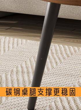 小户合型圆形茶阳几客厅用台茶桌简约现代新中式桌子86030组网红