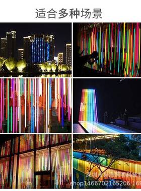 1摇2RBCv七彩变光色吧台餐厅服装店婚庆造型吊线调控装饰厂led灯