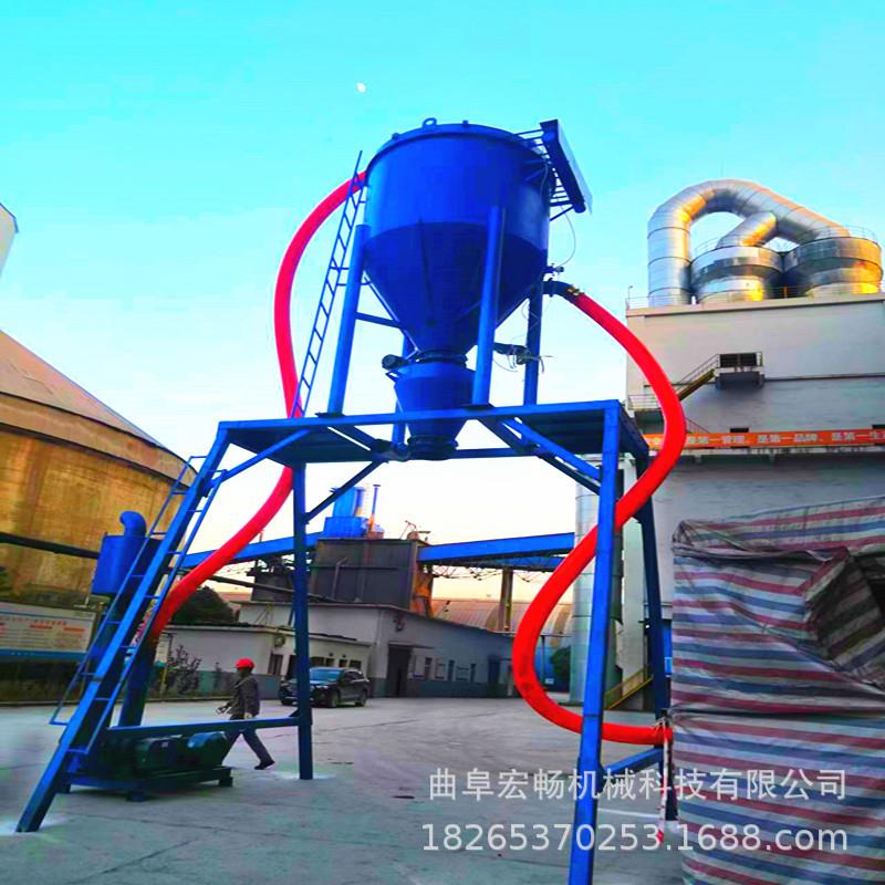 煤粉灰先QL200存料后装车输送气力式负压吸灰机大型真上空罐装车