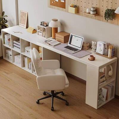 用女生梳妆台HNO书习柜一体电转角书桌家学桌子卧室实木l型拐角脑