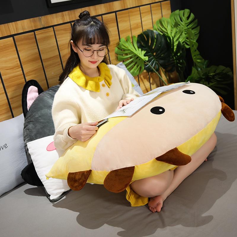 可拆半圆靠垫洗半卡通儿沙童床头靠枕靠垫发抱枕榻榻米背大靠圆可