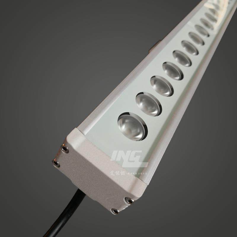 带遮光罩挡板18W24dmx51ING-OXQ12led化洗灯线条灯5程12墙内外控