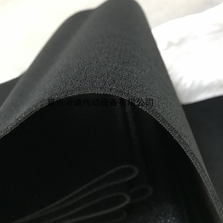 嘉兴厂家直销经编机黑绒糙面带，黑绒刺皮，包刺皮，经编机配件