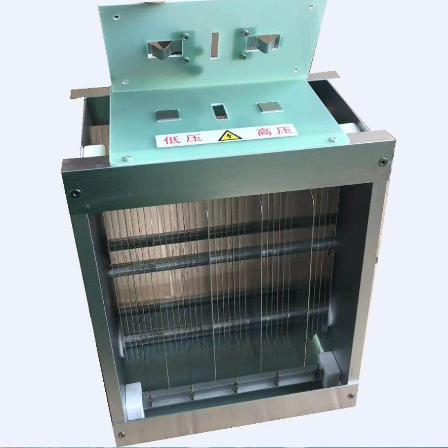 空气净化消毒压静电吸集尘器等离子静电OKF附原理高二低压段高式