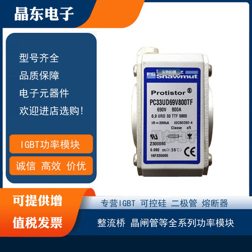 PC33UD69V1100TF C300083 PC33UD69V1250TF D300084原装熔断器