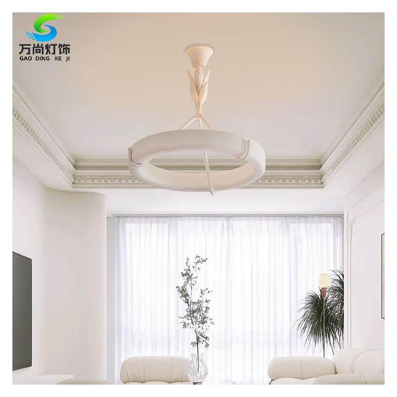 复石膏灯Athe930na法式雕花客厅吊灯古计风师奶油卧室主灯设餐厅