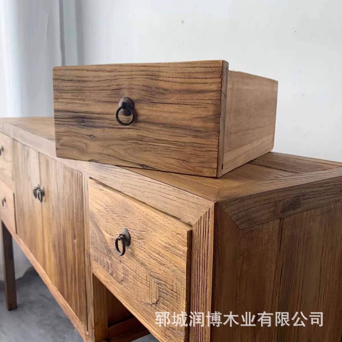 实木玄关装柜饰GXR柜子老榆木新中式玄条关台简约几条案进门玄柜