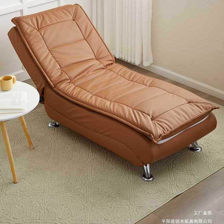 多功能阳台贵妃躺懒人椅沙发单人小卧折叠午室休t6椅家用户型沙发