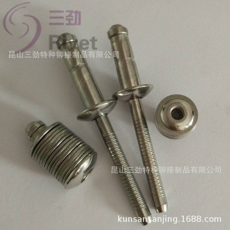 海马铆钉AVDEL海马乐鼓型抽芯铆钉全不锈钢扁圆头海马铆钉规格全