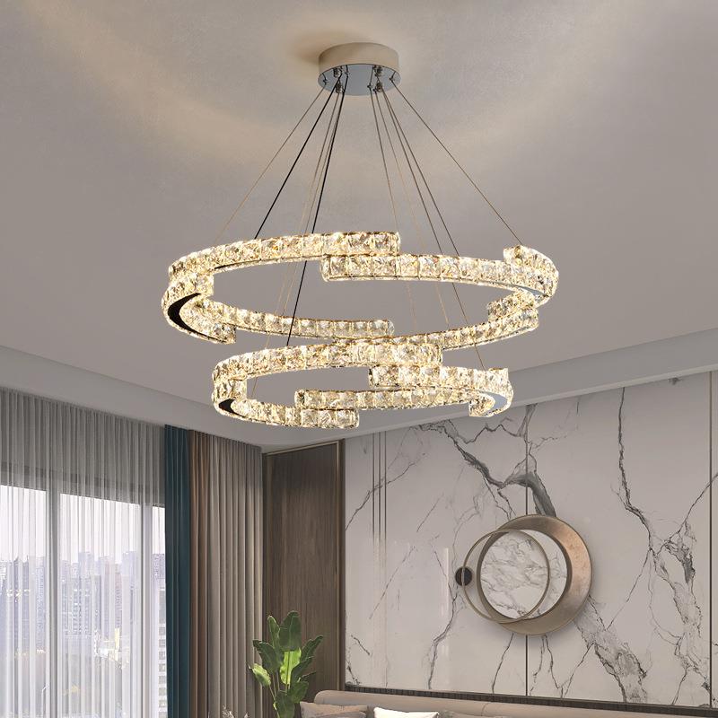 意式轻奢2风水晶灯灯款客厅灯025吊年新房间灯卧室灯746主灯简约