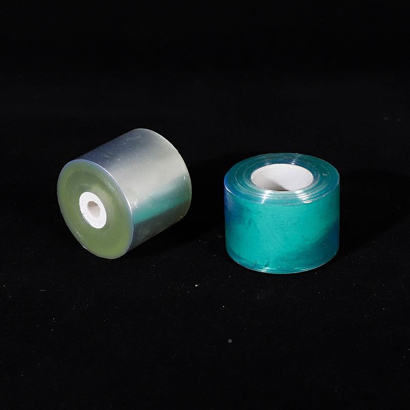 PVC缠绕膜线头家工业缠线电膜pvc厂透明拉伸静电保护875源膜打包