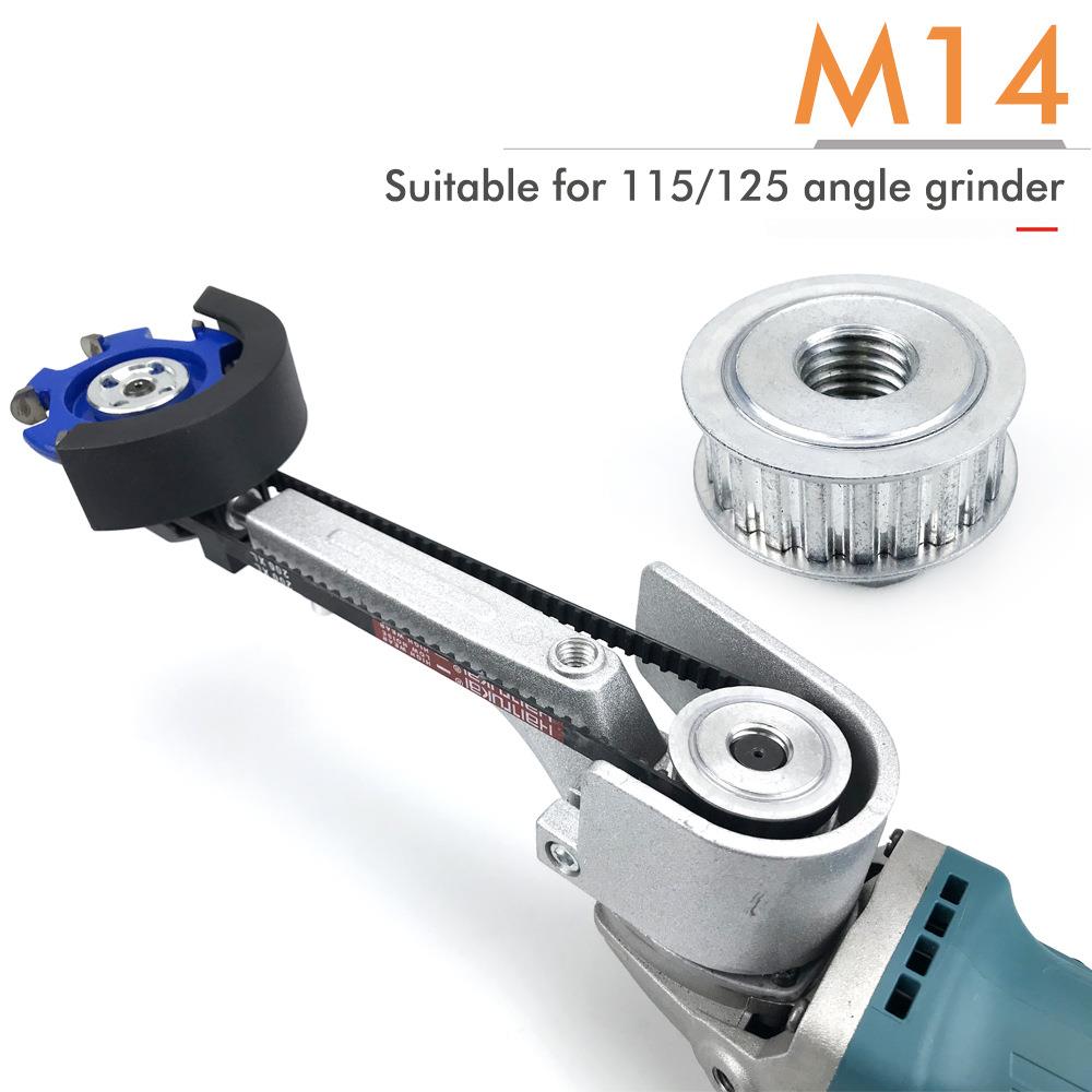 1角塑磨转换雕刻机M0M14挖洞挖槽开雕角磨163转换器木槽工工具