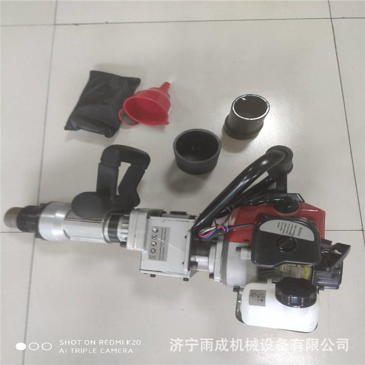 自带5632000套筒管打桩户外机两冲机程打桩便携式手提汽钢油打桩