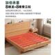 实木床现代简约1.2米床双人床家用18木新672款 橡.床租出房用单人