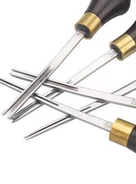 檀木削边器Y修边革刀倒角器1#2.25MMDI皮工专具业修边皮革削边器